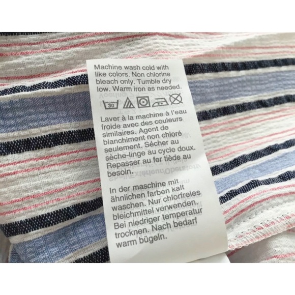 J Crew Mercantile Off-The-Shoulder Striped Peasant - Picture 13 of 13